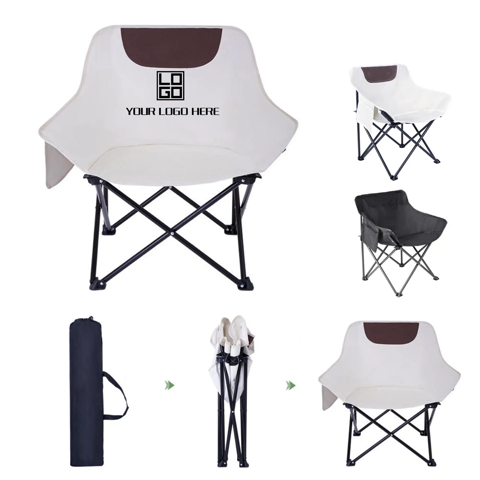 Outdoor Camping Folding Chair With Carrying Bag 1