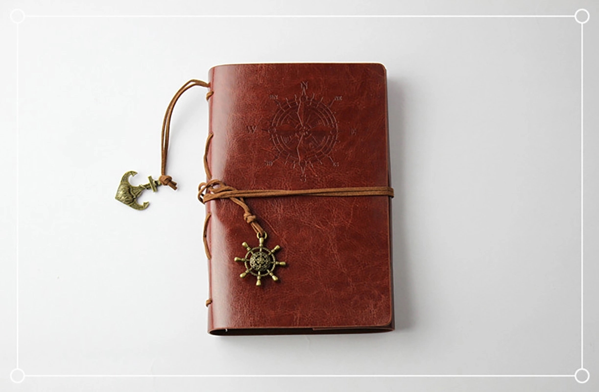 Vintage Journal Travel Notebook Loose-Leaf Diary 7