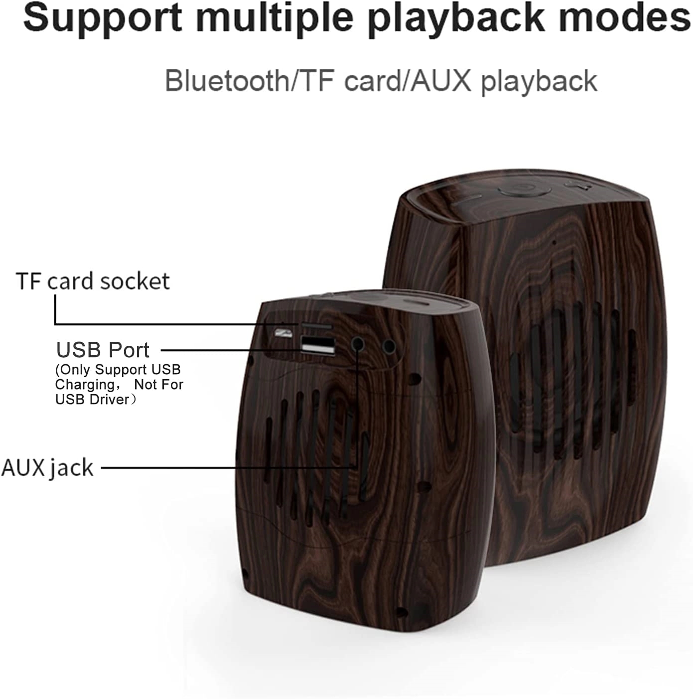 Retro Portable Outdoor Rechargeable Bluetooth Speaker 4