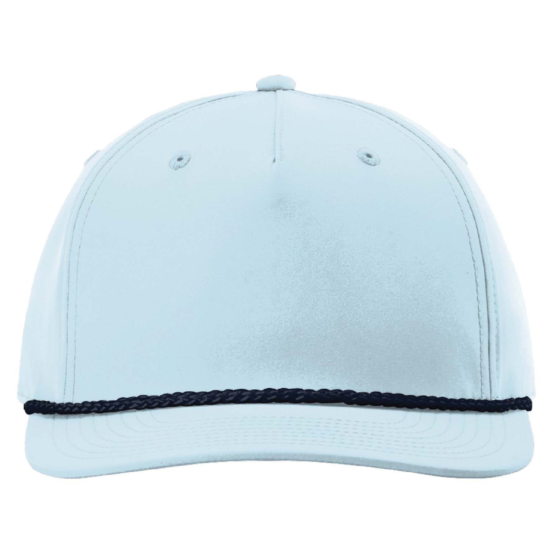 Richardson #258 Five Panel Rope Cap w/Leatherette Adhesive Patches or Embroidery 5