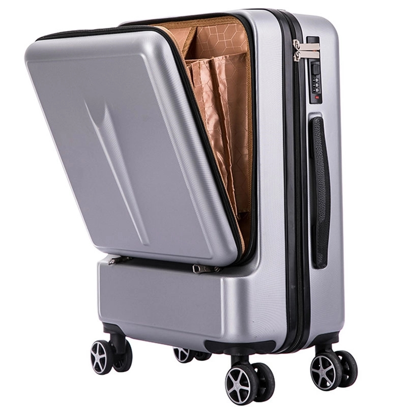 Business Travel Boarding Suitcase With Wheels Rolling 8