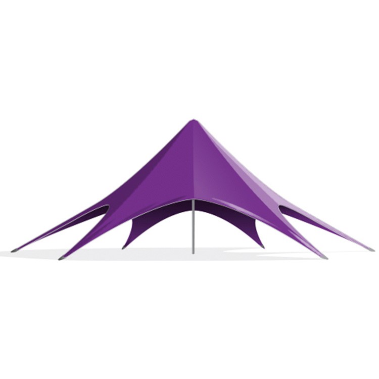 Starshade 800 plain purple with hardware 2