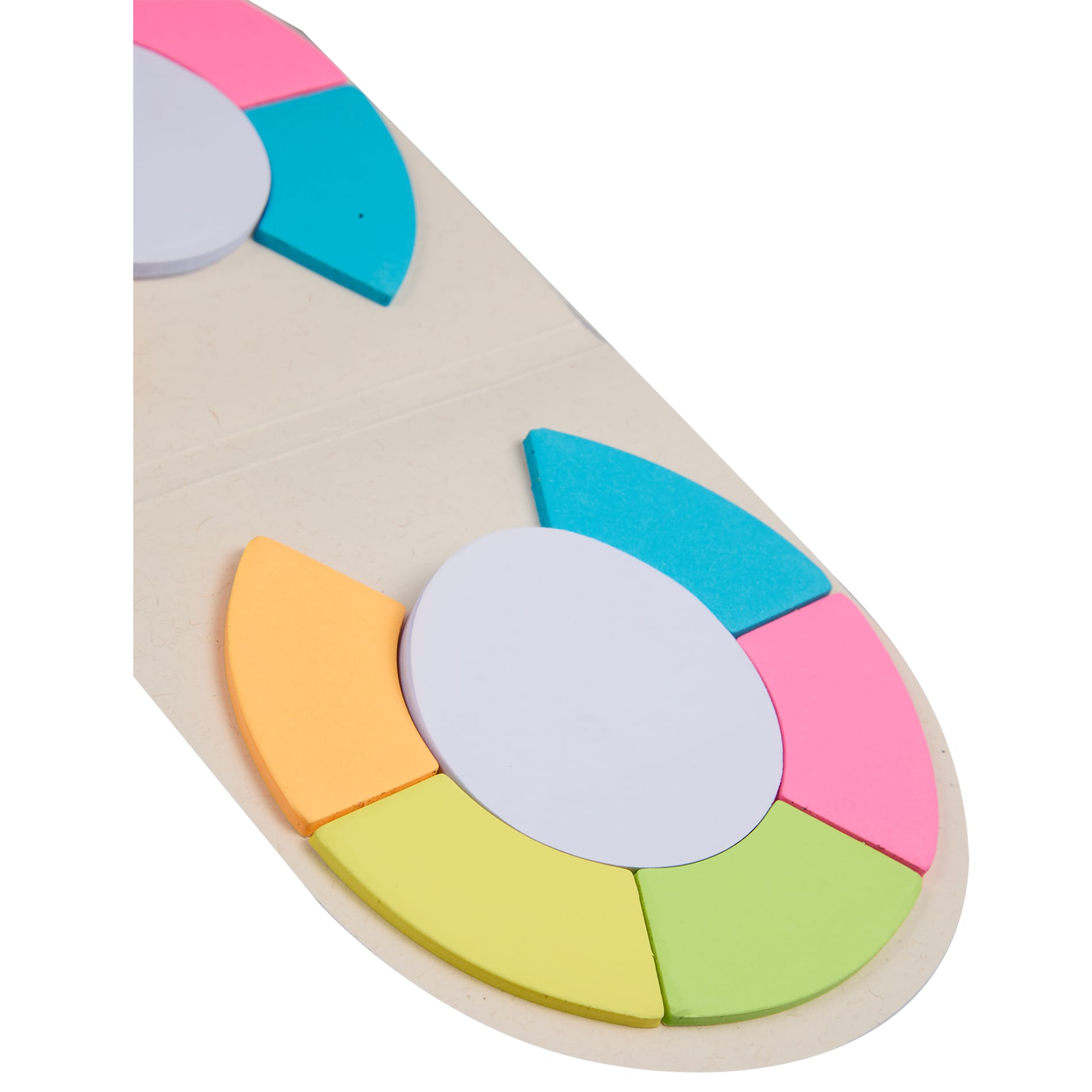 Recycled Milk Carton Round Sticky Notes Pad 21