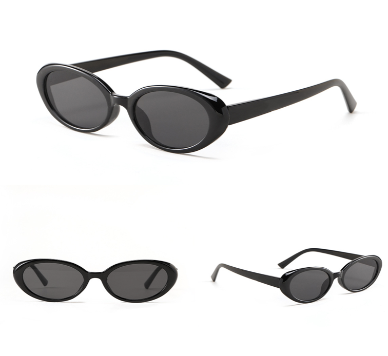 Polarized Retro Oval Sunglasses 4