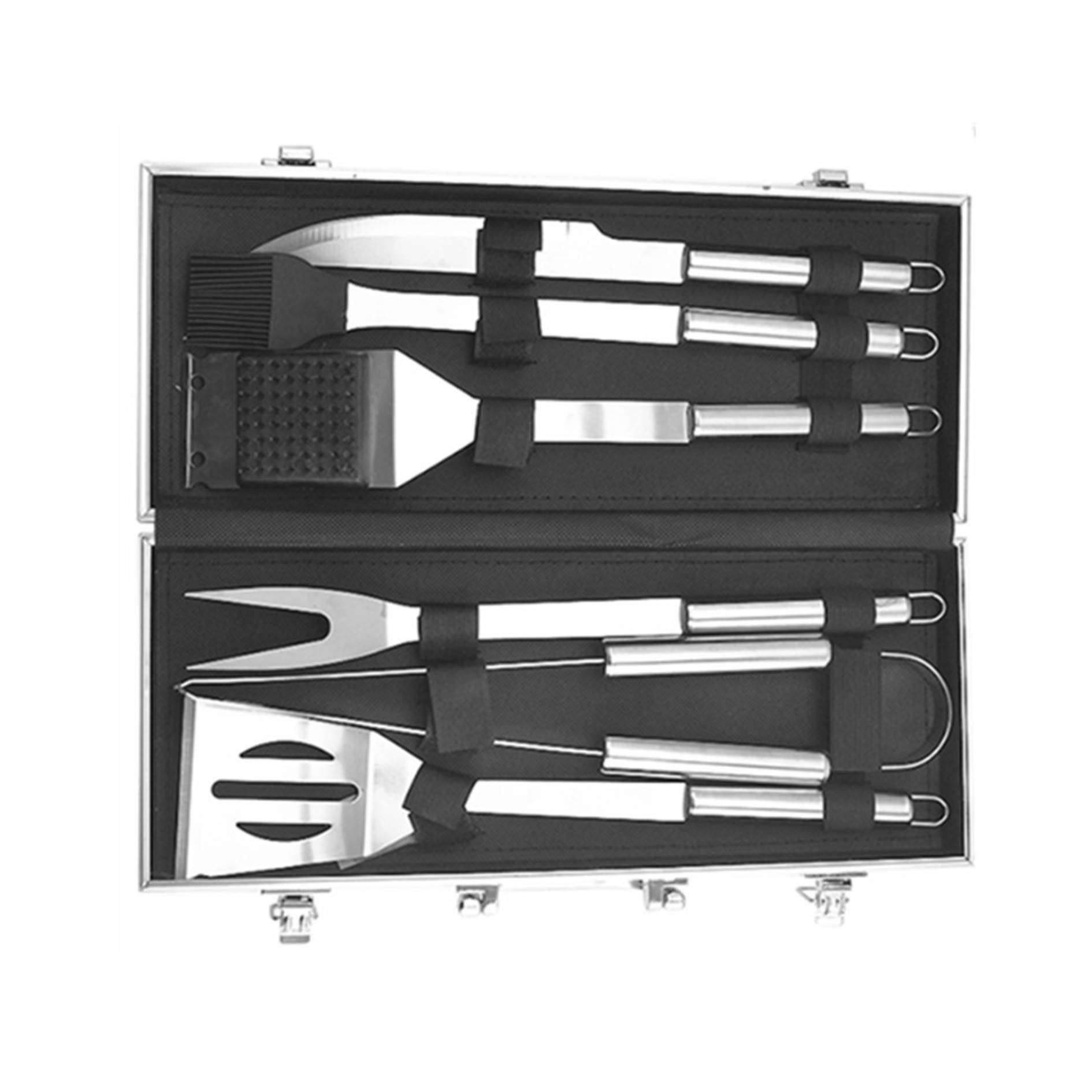 BBQ Tools Set With Aluminum Box 5