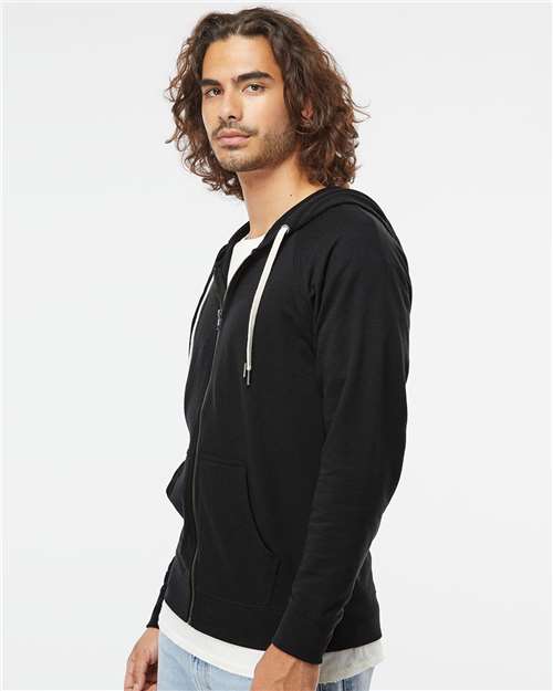 Unisex Icon Lightweight Loopback Terry Full-Zip Hooded Sweatshirt - SS1000Z 45
