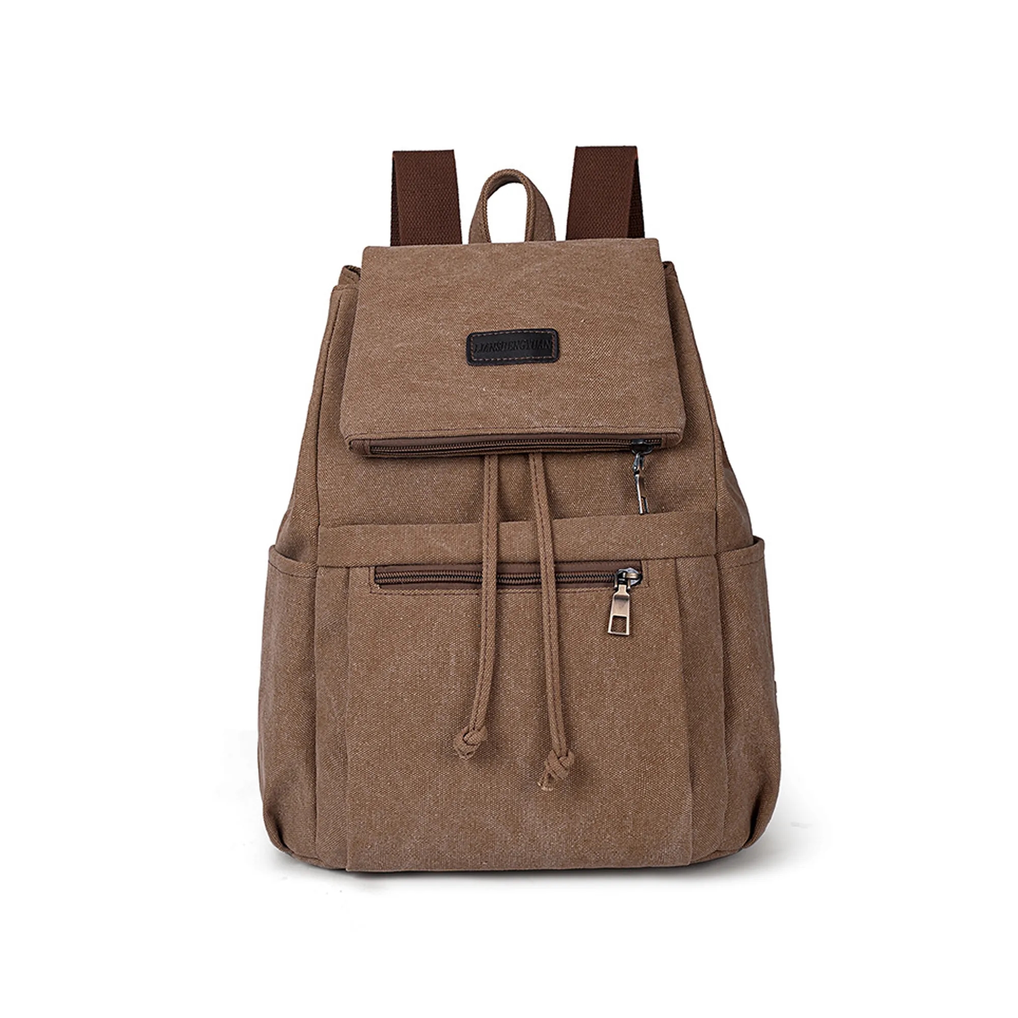 Portable Canvas Backpack Rucksack 2