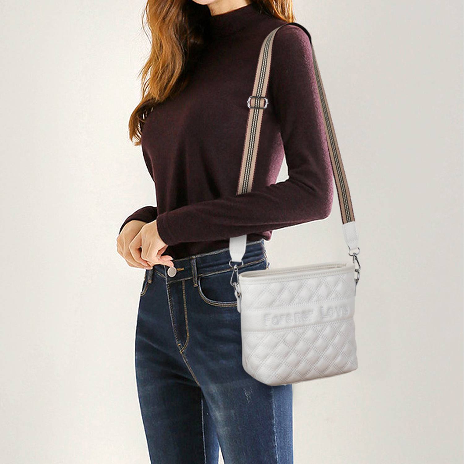 Genuine Leather Shoulder Tote Bag 3