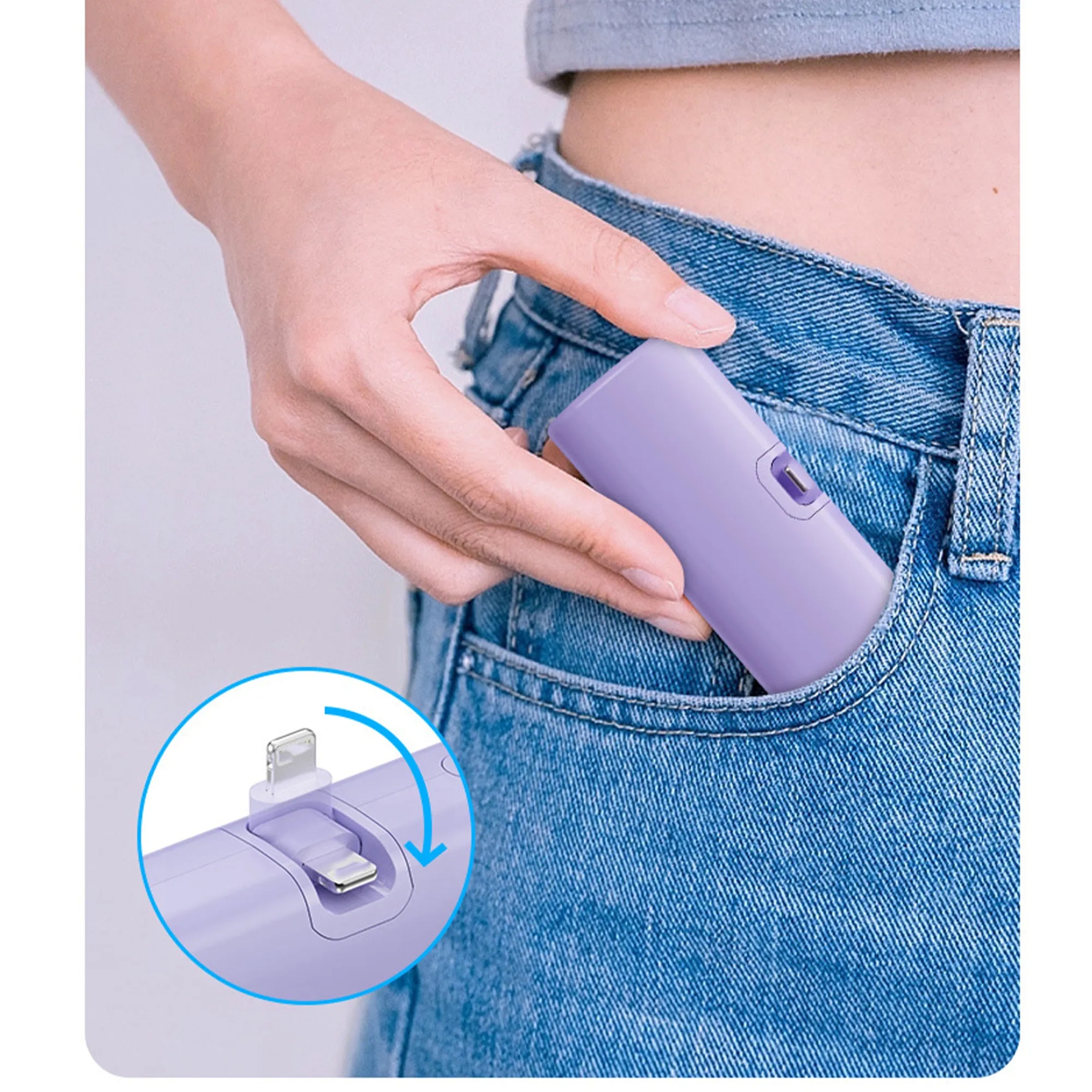 5000 mAh Pocket Keychain Emergency Powerbank 4