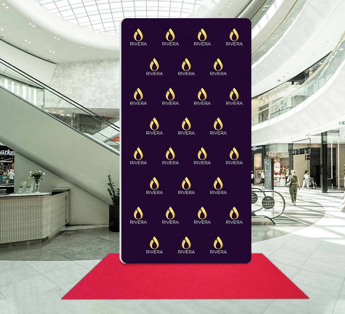 8ft x 15ft Step and Repeat Wall Box Fabric Display Package 9