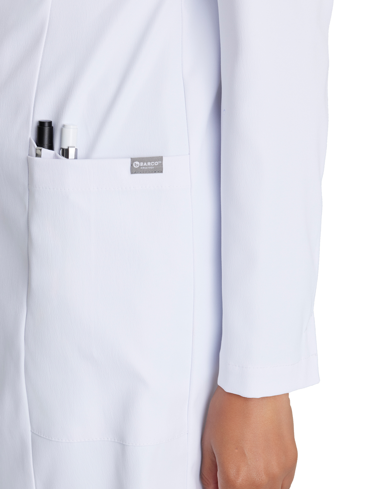 Barco Since 1929 - Women's Three-Pocket 35" Mid-Length Grace Lab Coat 1