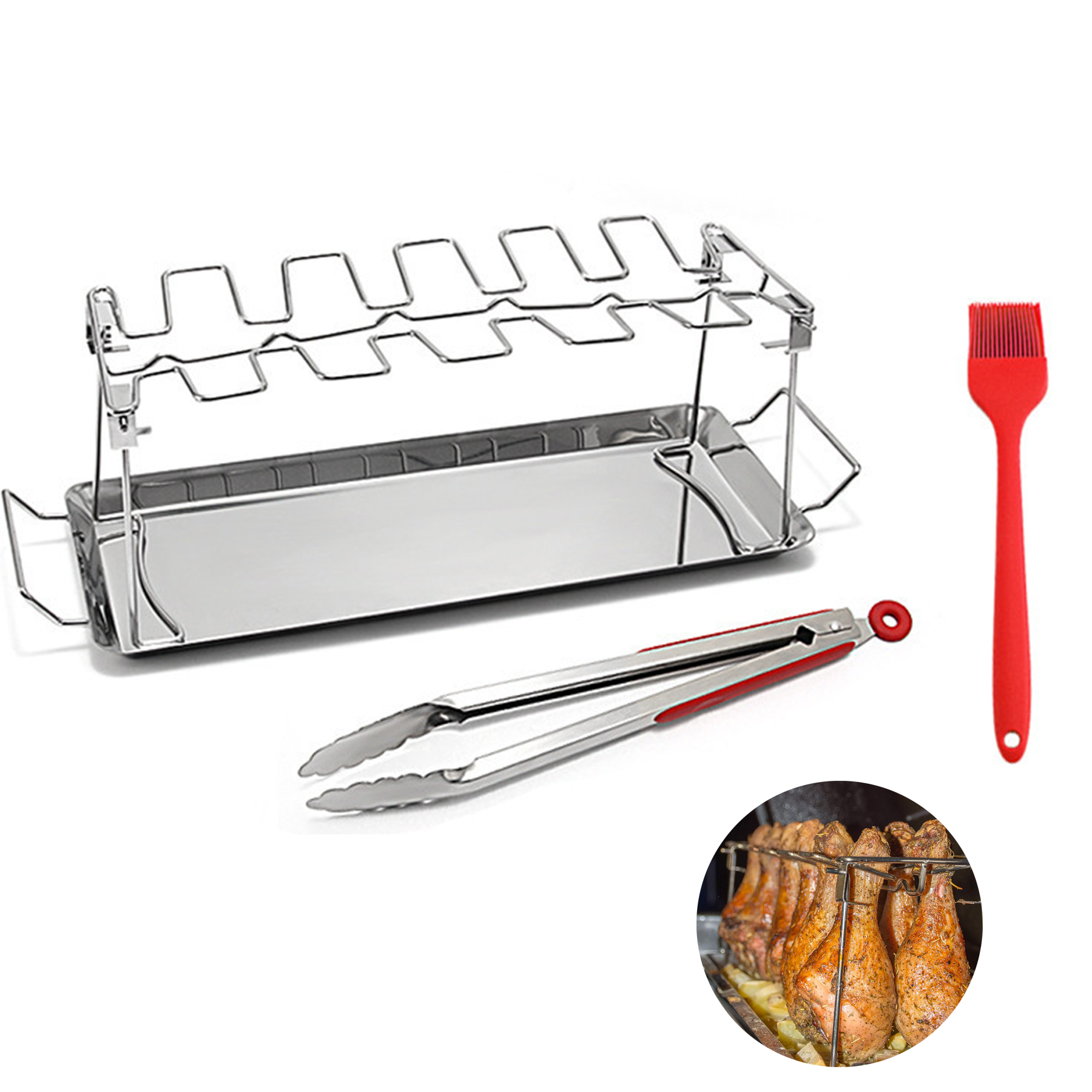 Stainless Steel Chicken Leg Grill 2