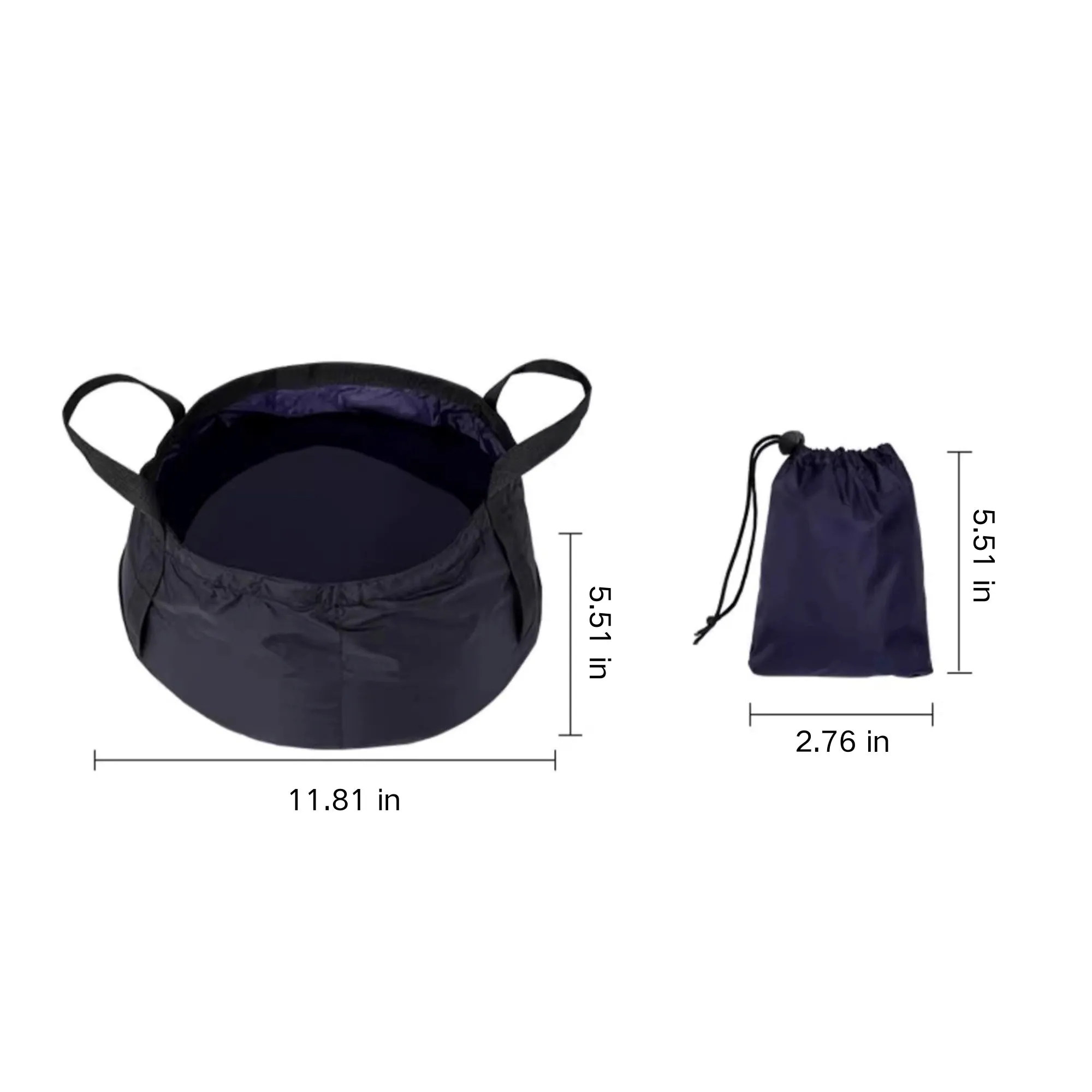 Portable Outdoor Travel Foldable Basin 3