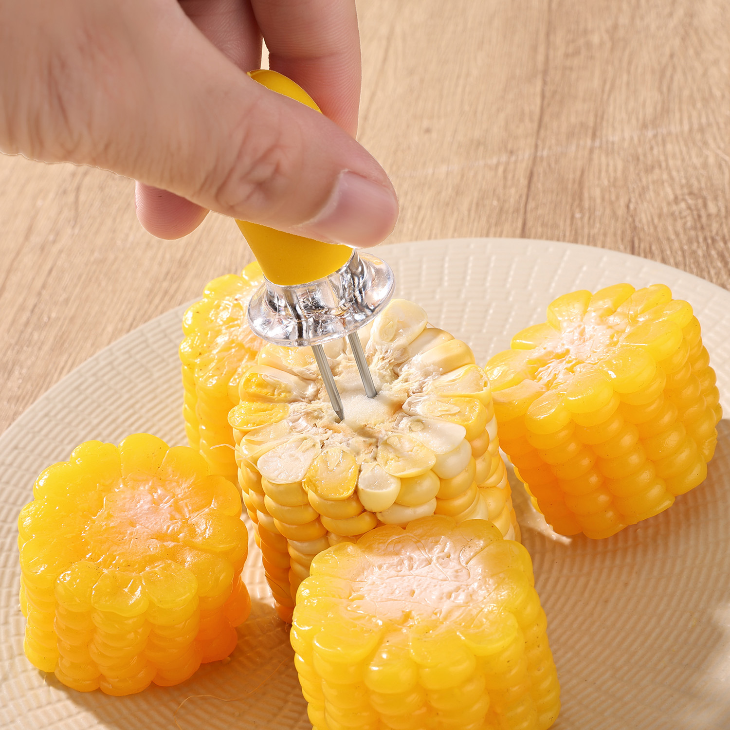 Stainless Steel Corn Holders 4