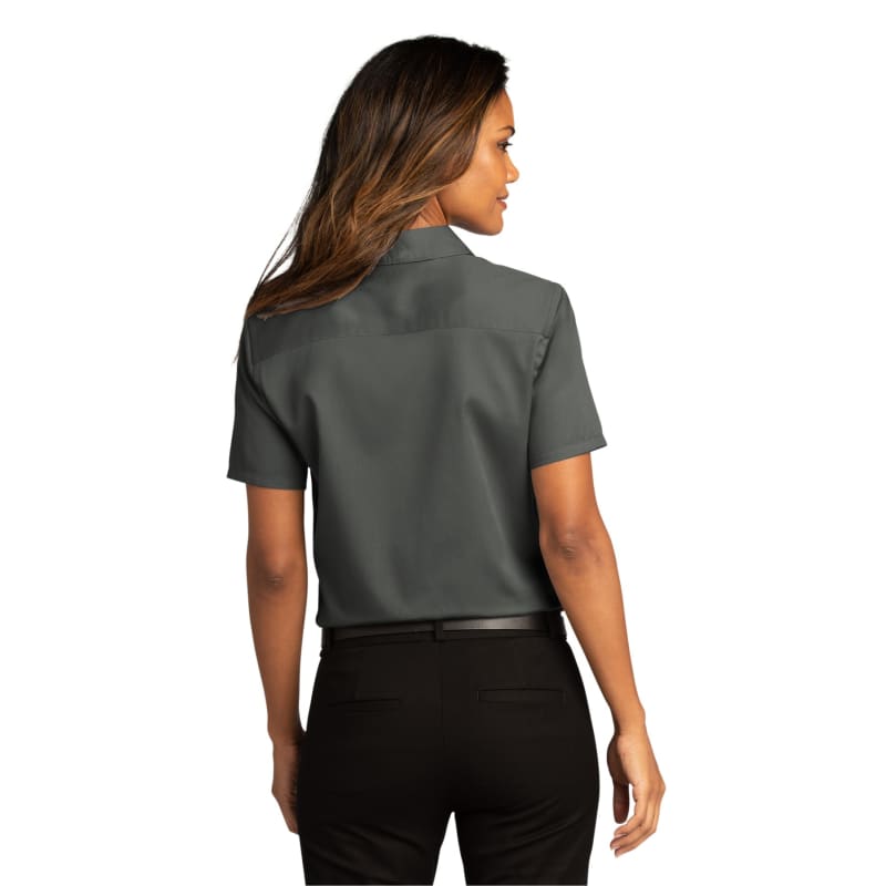 Port Authority Ladies Short Sleeve SuperPro React Twill Shirt. 12