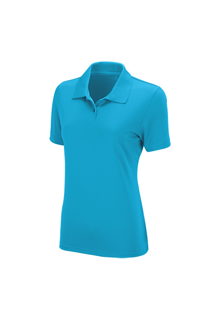 Women's Vansport Omega Solid Mesh Tech Polo 34