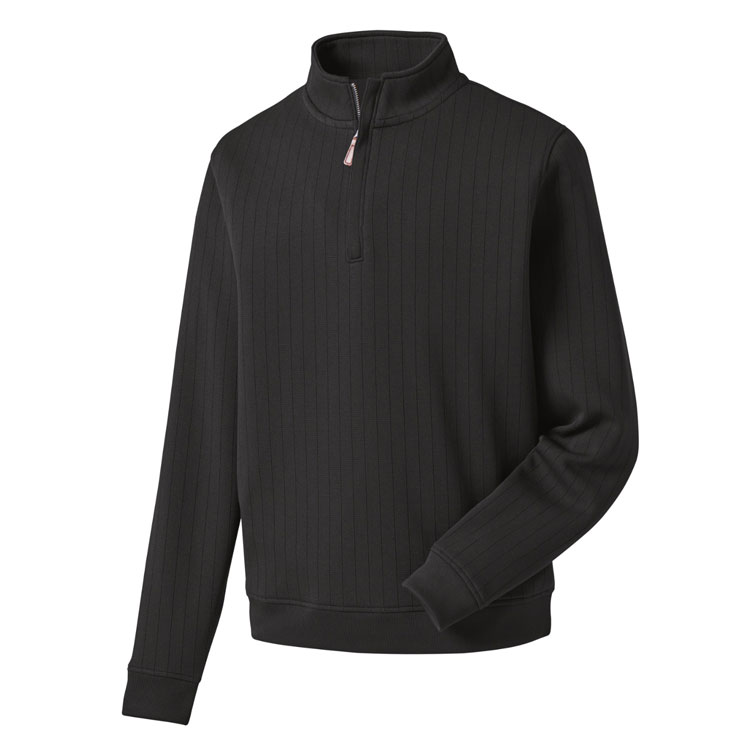 FootJoy Drop Needle Half-Zip Pullover with Gathered Waist 3