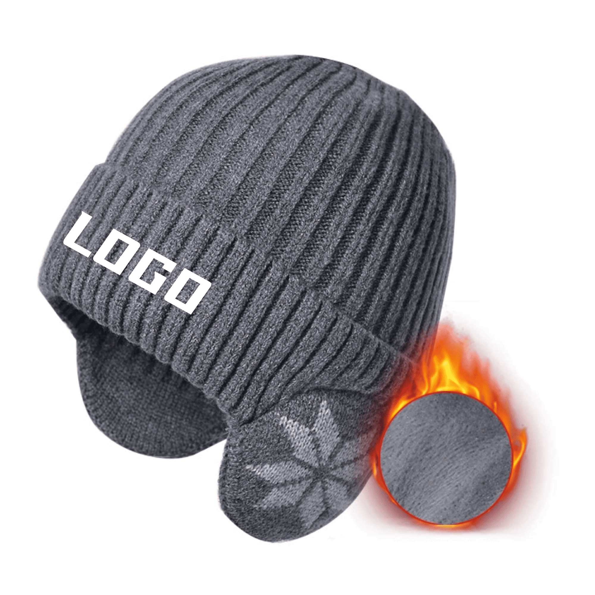 Unisex Winter Sports Acrylic Beanie 2