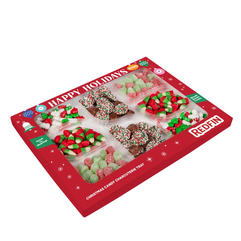 Holiday Treats Charcuterie Tray in Custom Box 2