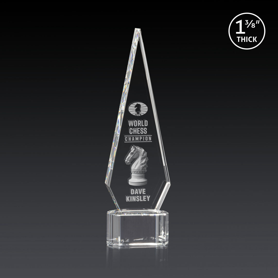 Springfield 3D Award on Paragon Base - Clear 2