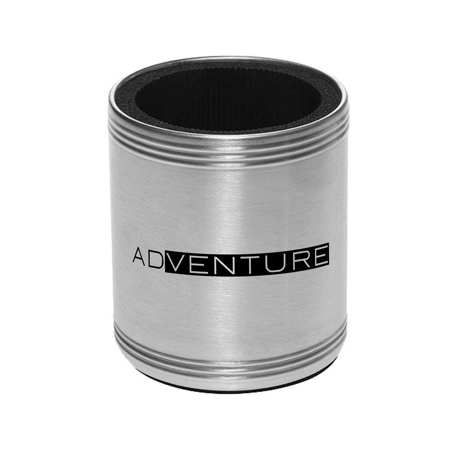 Stainless Steel Caliber Custom Can Cooler (1 Color Imprint) 2