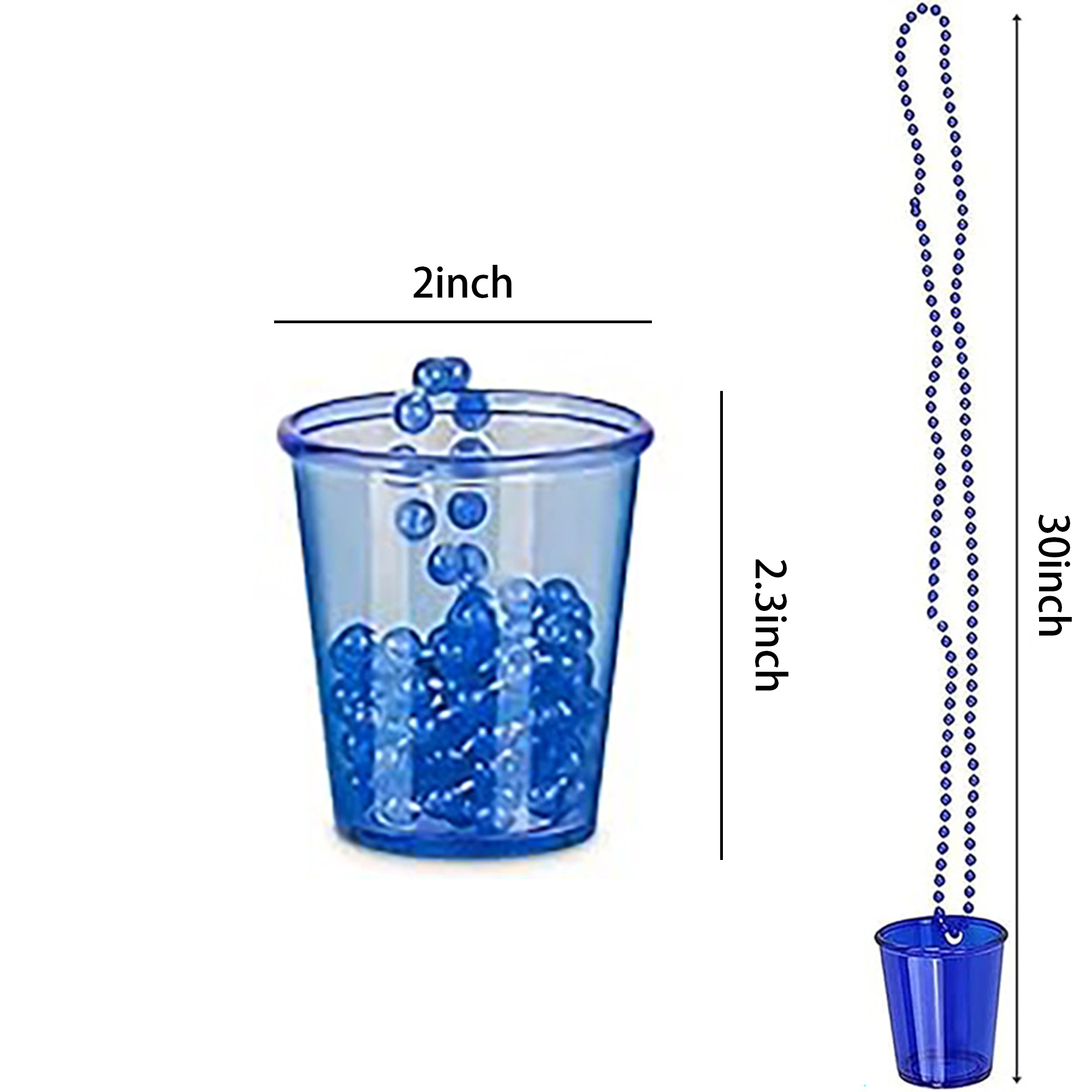 Colorful Plastic Party Bead Cups 19