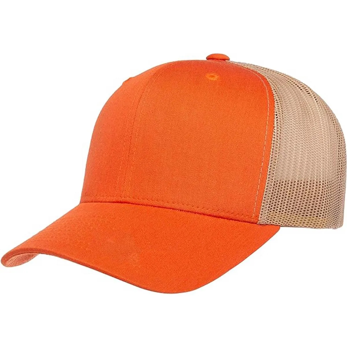Mesh Cotton Twill Trucker Baseball Cap 4