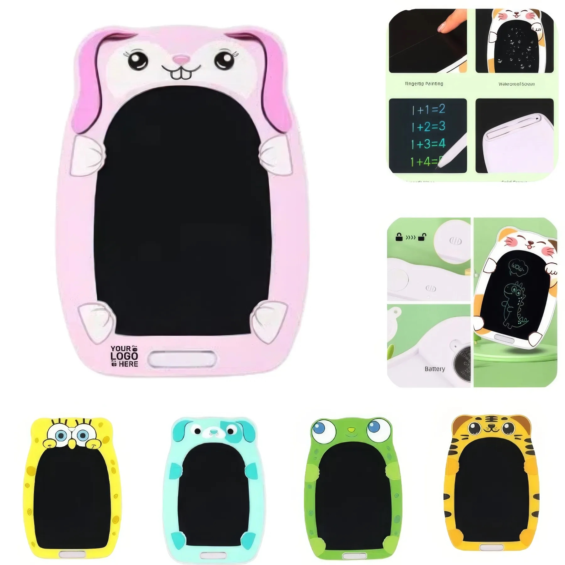 Animal Lcd Drawing Tablet Pad Kids 2