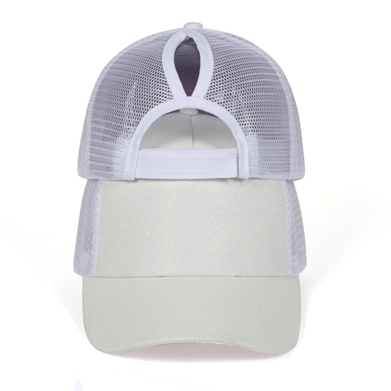 Glitter Ponytail Mesh Cap 17