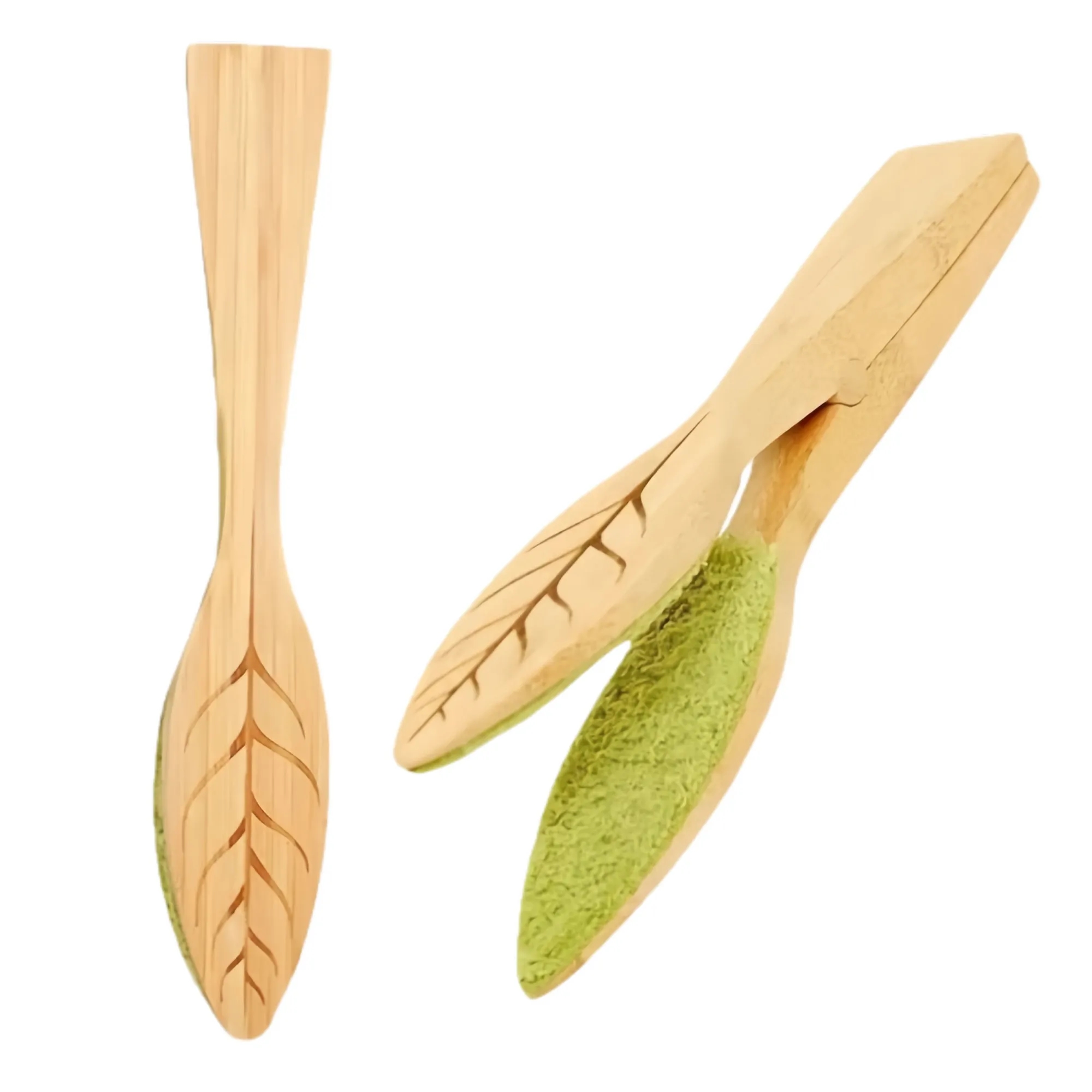 Eco-Friendly Bamboo Leaf Cleaning Tongs For Potted Plants 3