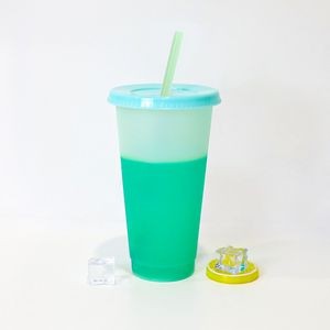 Handy 710ml Clear Plastic Color Changing Cup 26