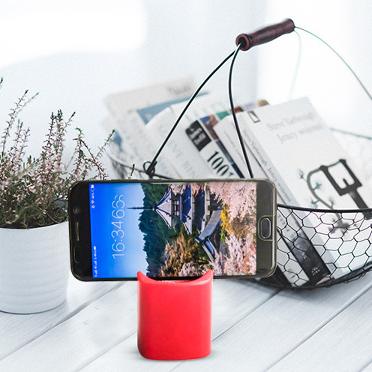 Mini Bluetooth Speaker with Phone Stand and Custom Logo 5