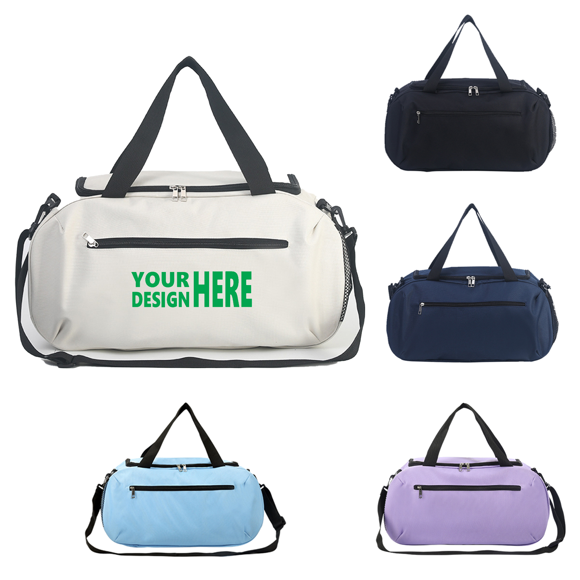 Fashionable Portable Oxford Cloth Gym Bag MOQ 10 3