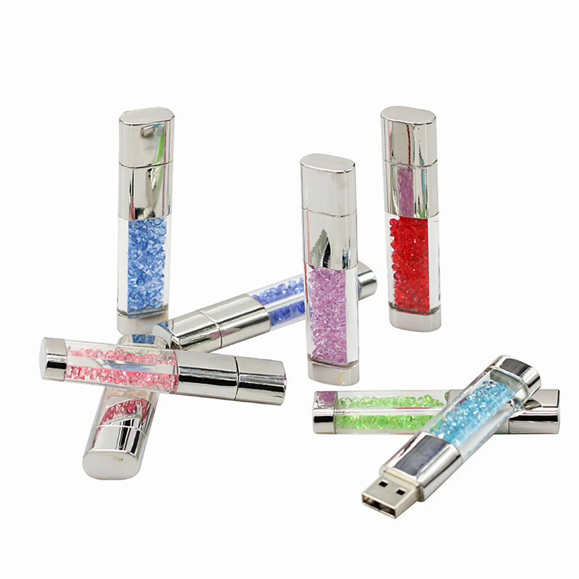 1GB Jewelry Crystal USB Flash Drive 3