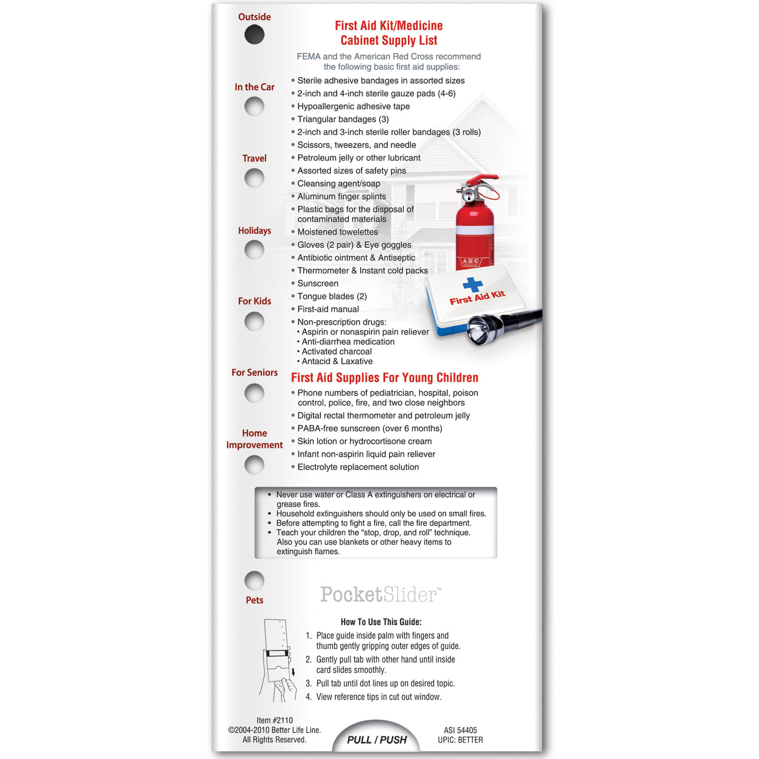 Pocket Slider - Fire and Home Safety 3