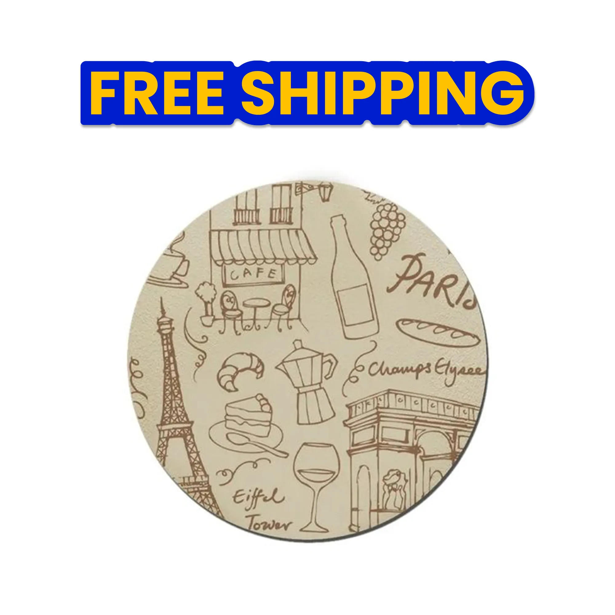 Soft Diatom Absorbent Coaster 3