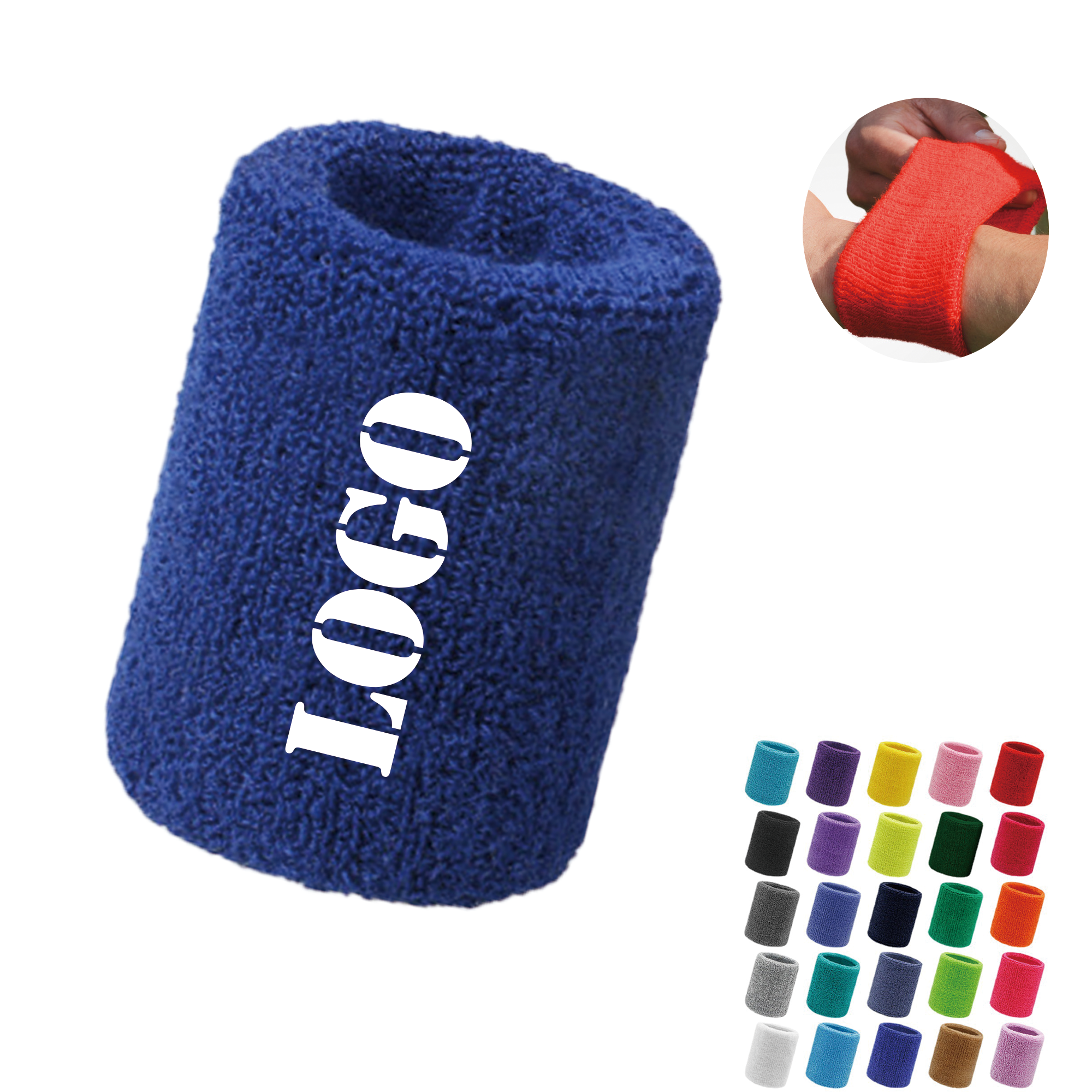 Sports Wristbands Sweatband For Tennis Basketball Running 2