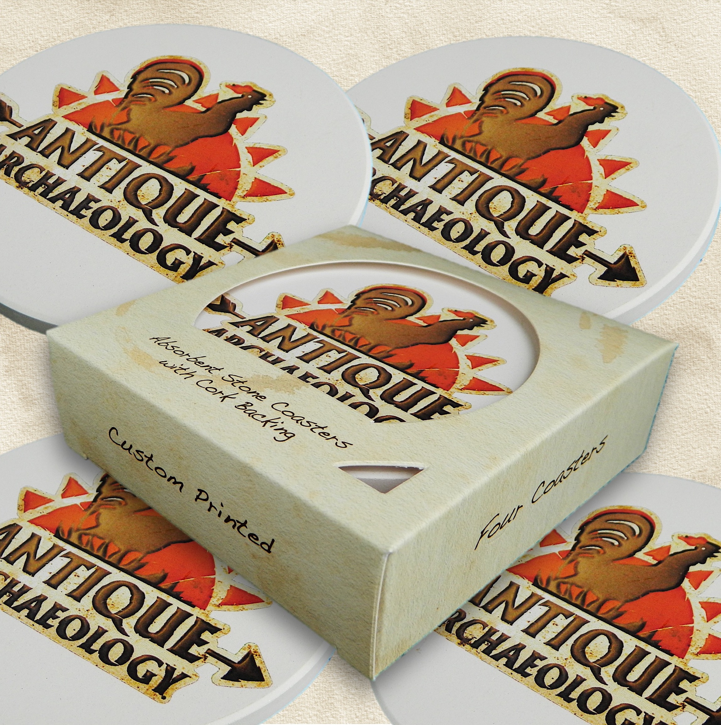 4 Round Coaster Box Set 4