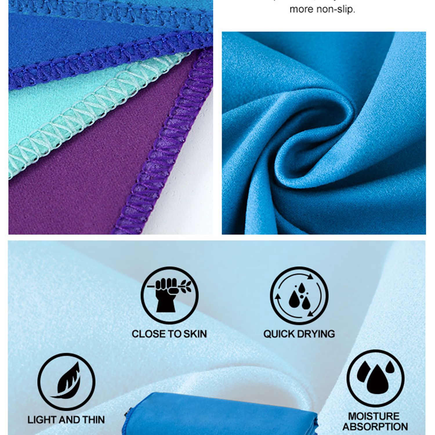 own logo microfiber anti bacterial Quick Dry gym Sport Towel 21