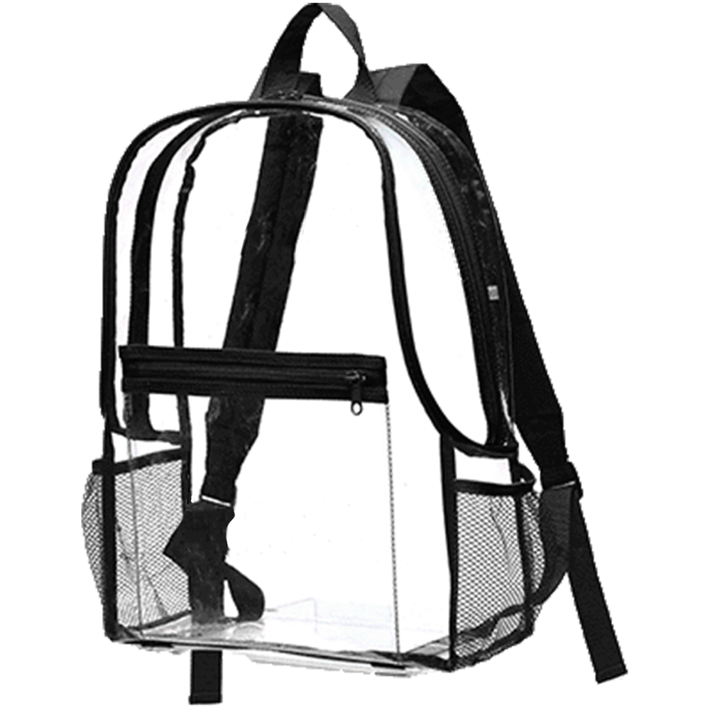 Translucent Trek Clear Backpack (12" x 16" x 5")