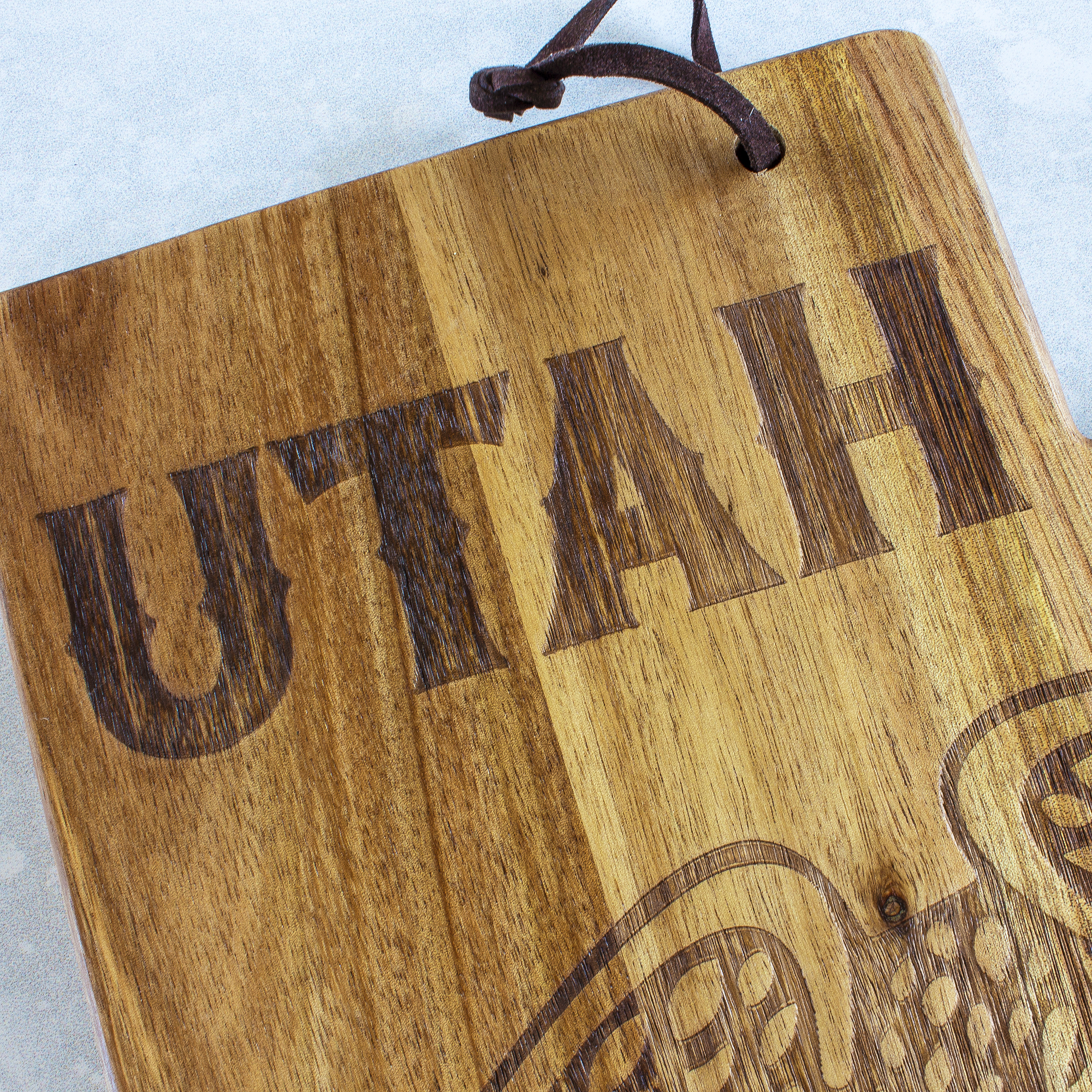 Rock & Branch® Origins Series Utah State Shaped Cutting and Serving Board 5
