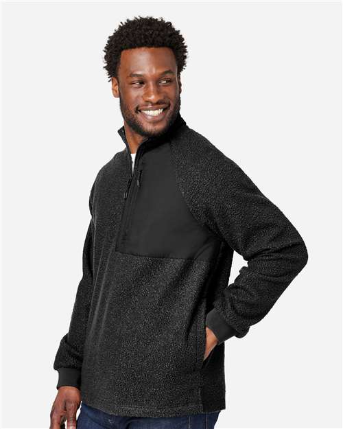 Men's Aura Sweater Fleece Quarter-Zip Pullover - NE713 19