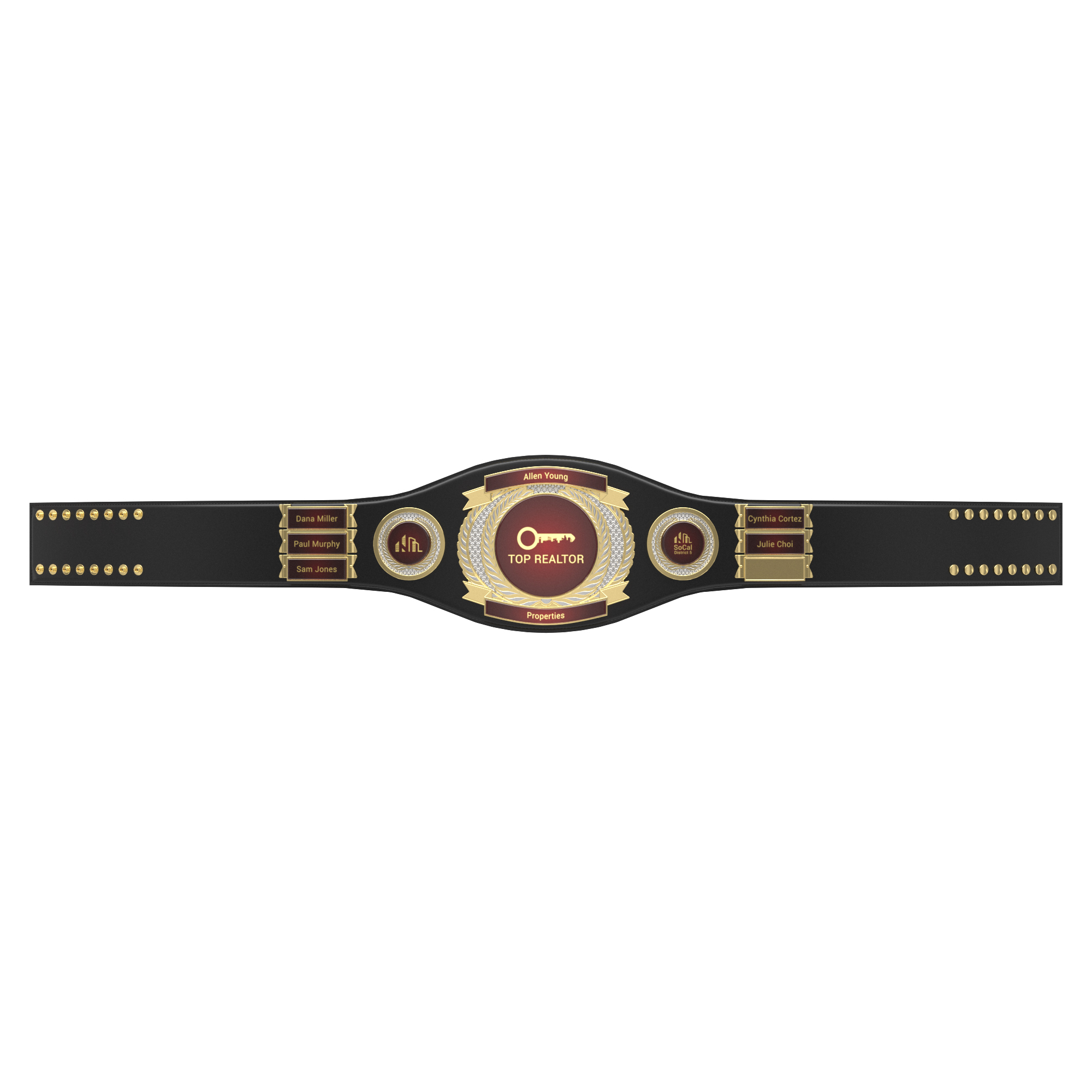 Express Vibraprint® Perpetual Championship Award Belt- Mixed 7