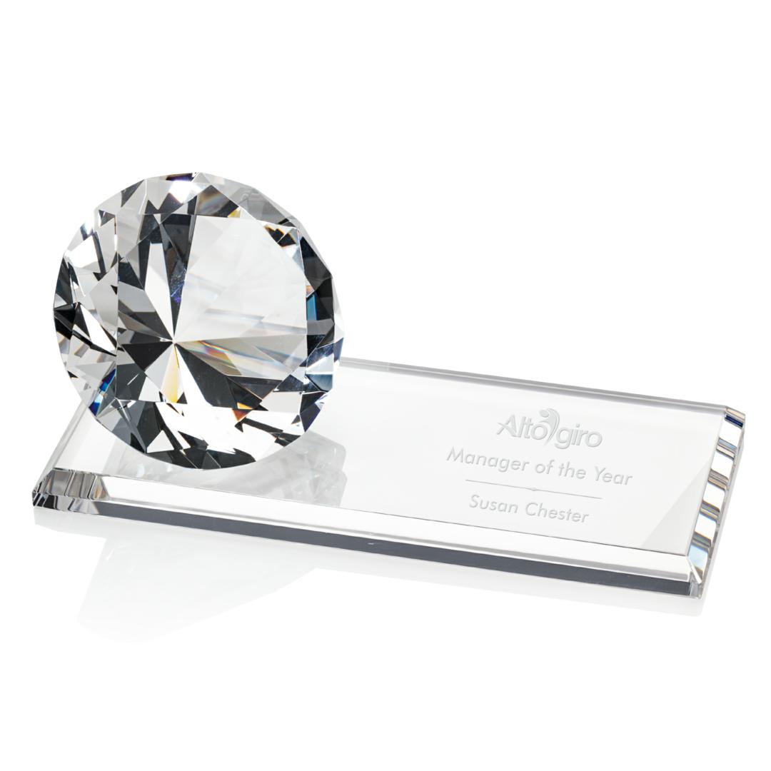 Gemstone Award on Starfire - Diamond 3