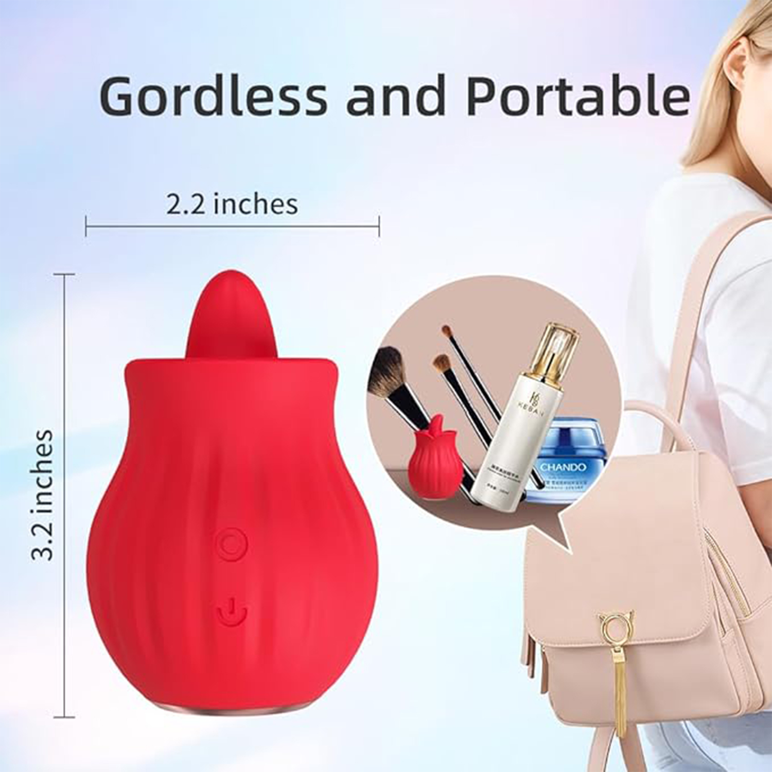 Silicone waterproof and rechargeable adult Sex Toy 5