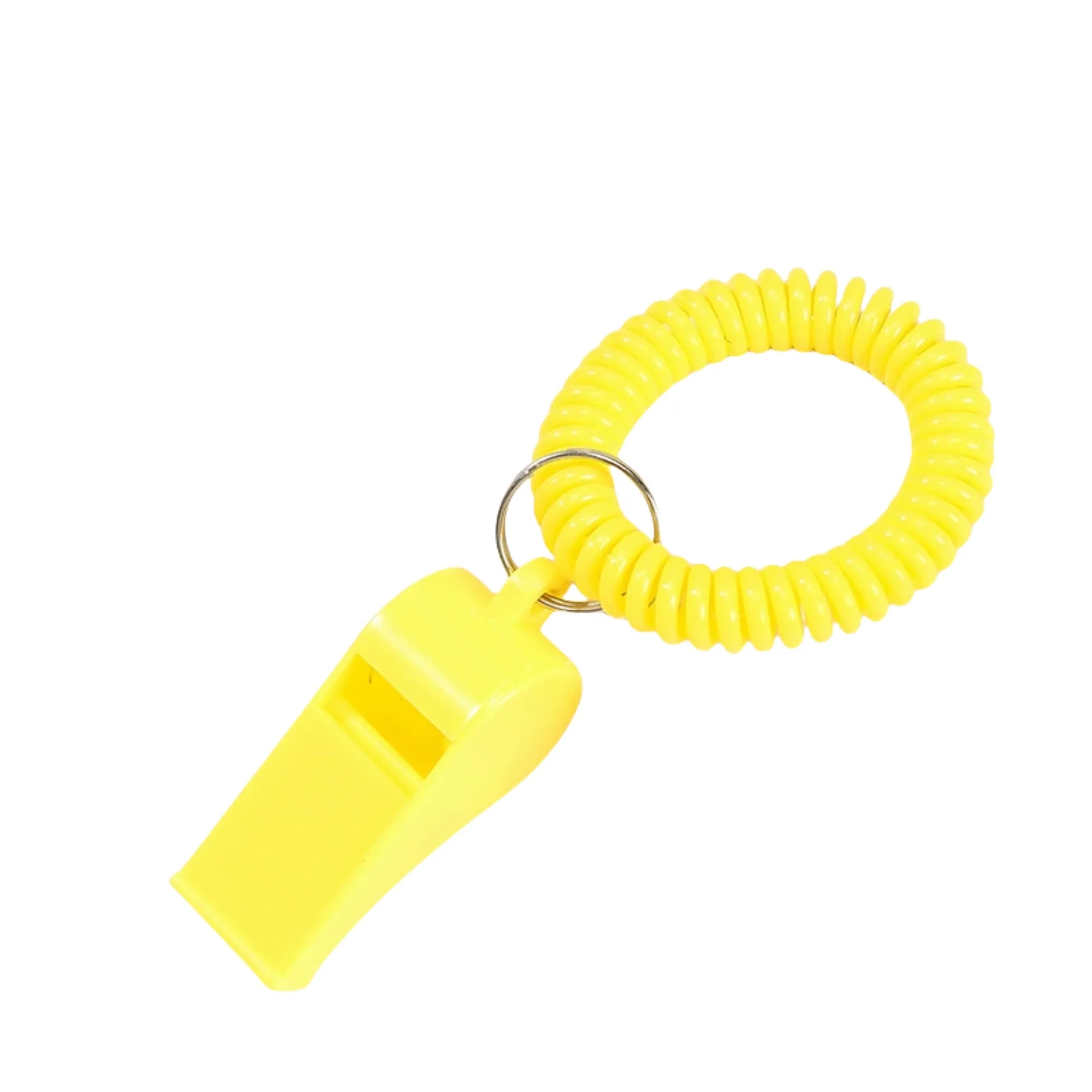 Spring Wrist Keychain With Whistle 10