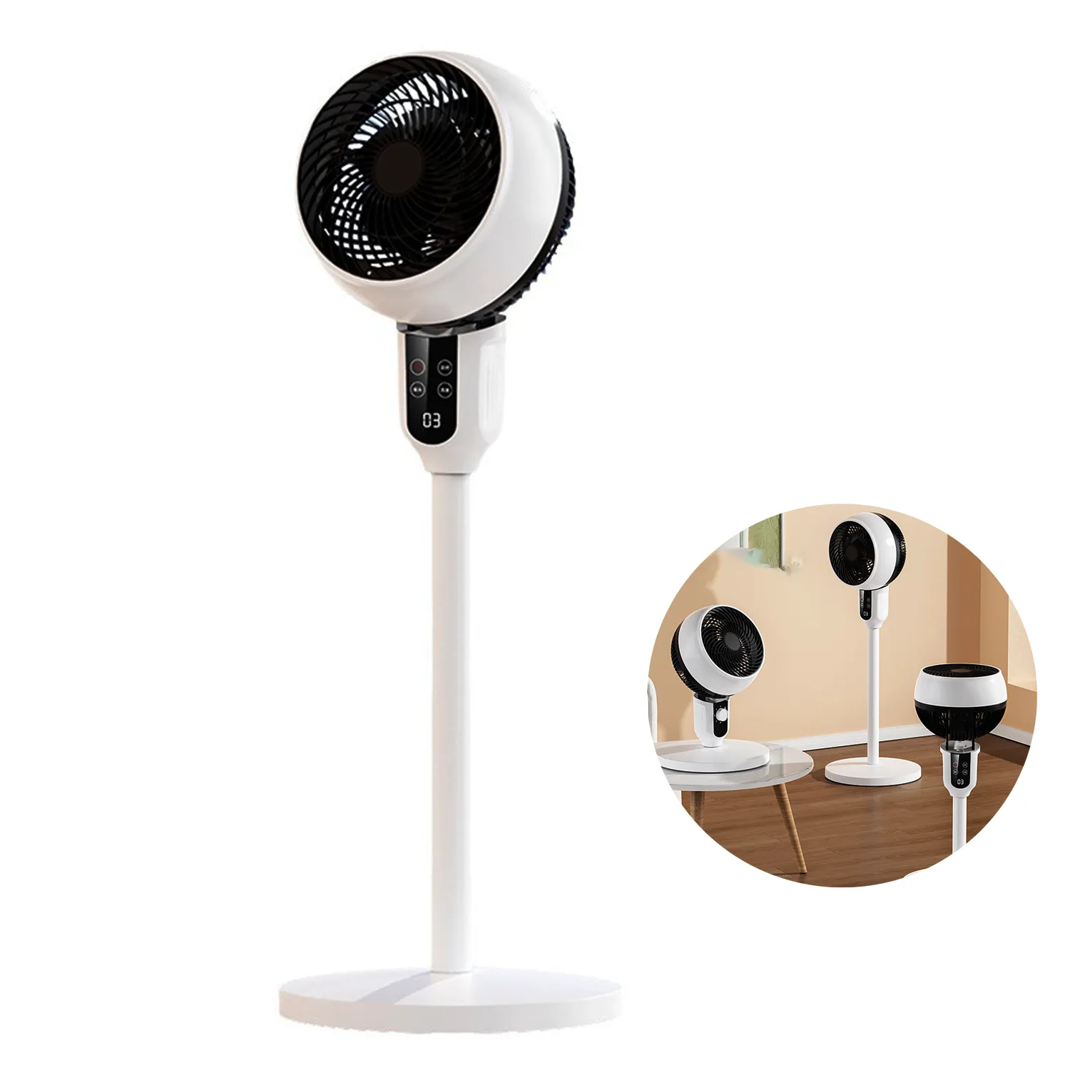 Silent Remote Control Vertical Turbofan 2