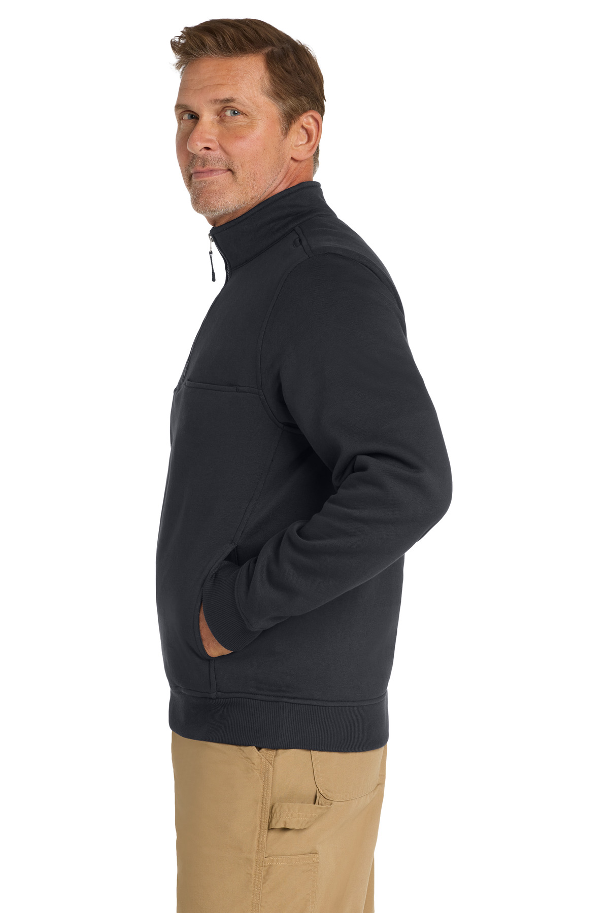 CornerStone 1/2-Zip Job Shirt. CS626 4