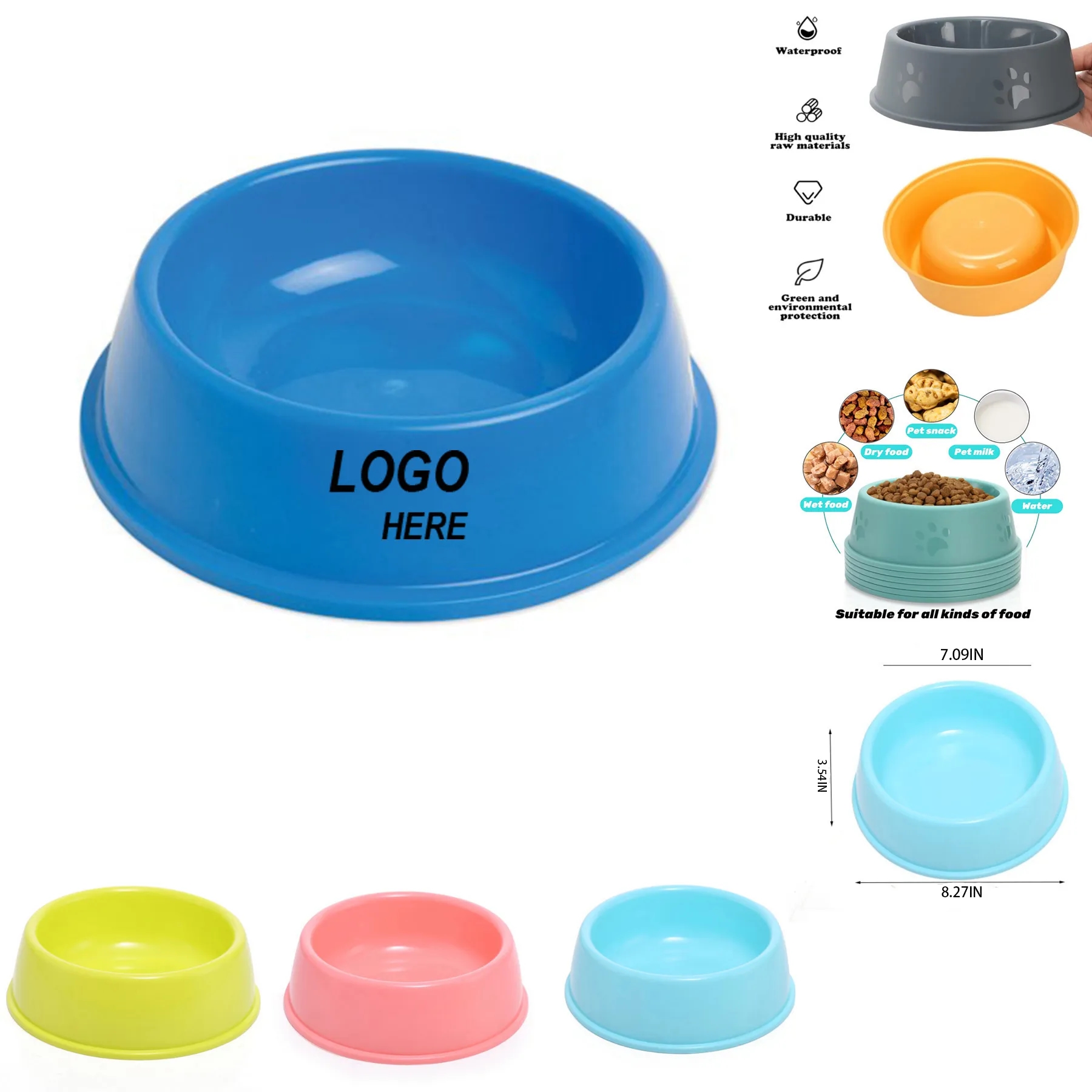 Plastic Pet Food Bowl 3