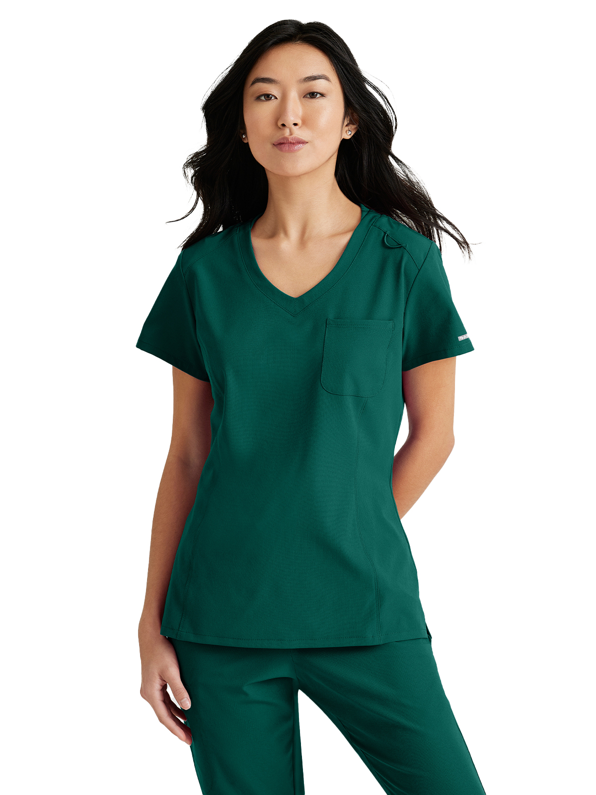 Skechers - Women's One-Pocket V-Neck Dignity Tuck-In Scrub Top 46